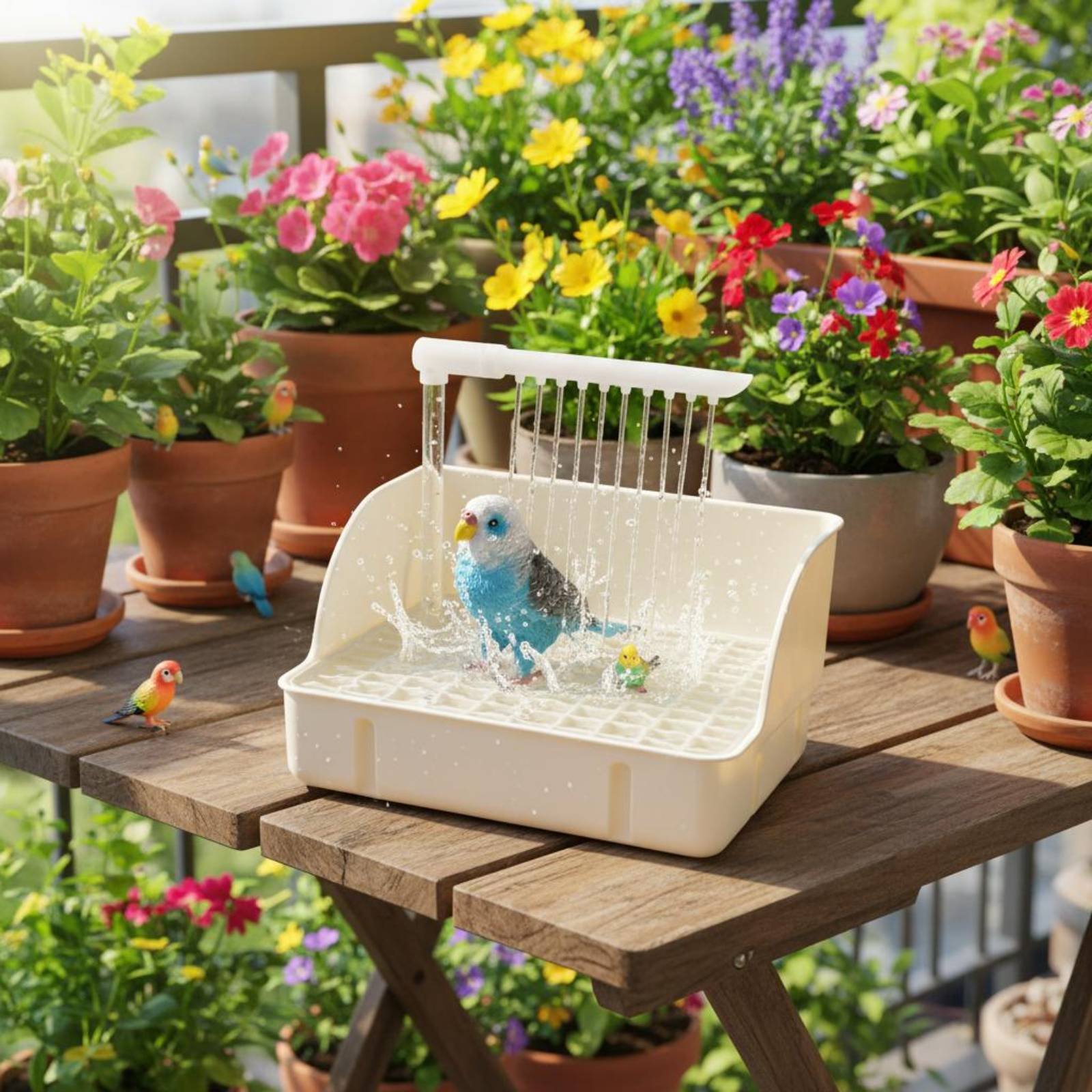 Pet Supplies In - Automatic Avian Shower Easy to Clean