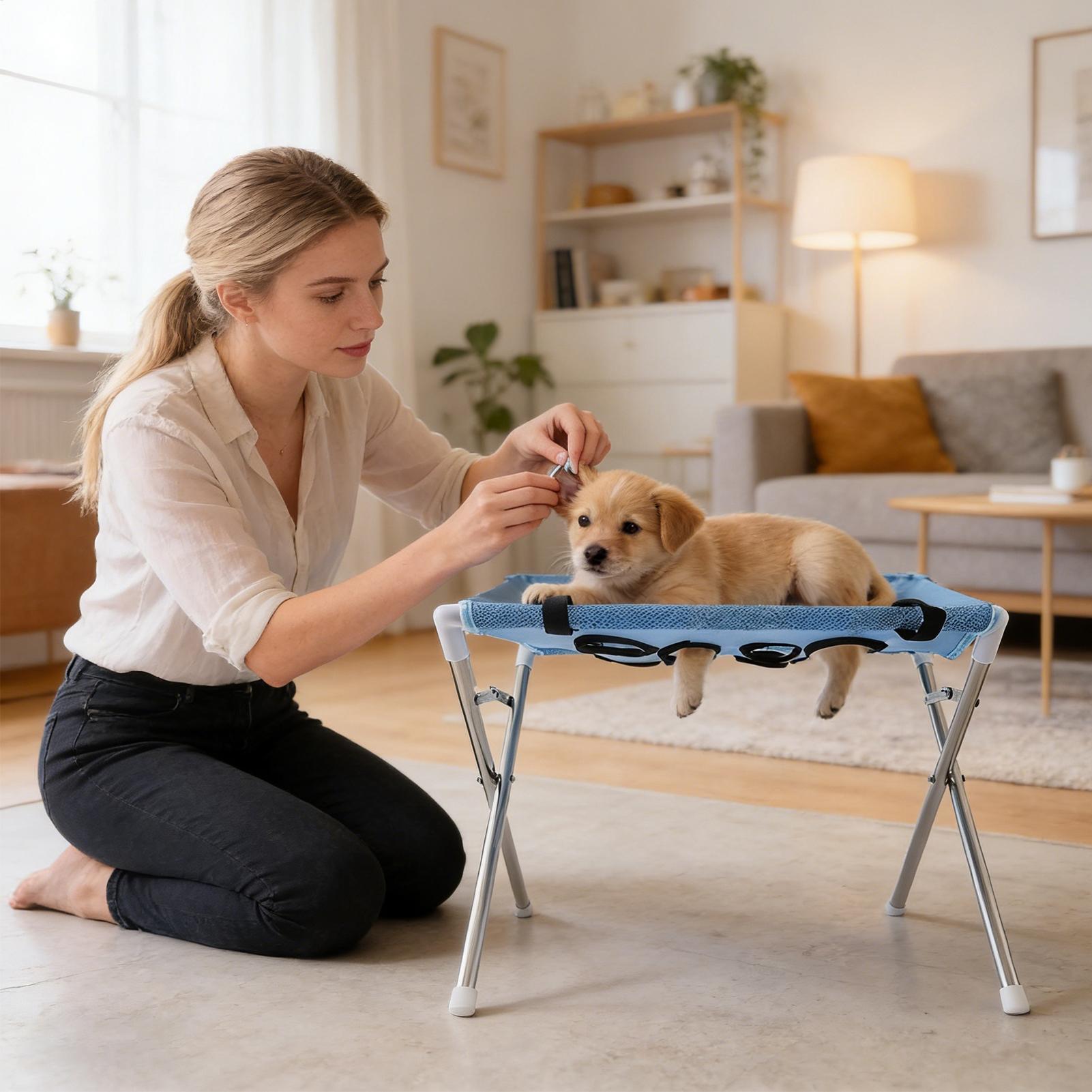 Pet Grooming Hammock Stand Fol - Pet Supplies Store 评论和价格