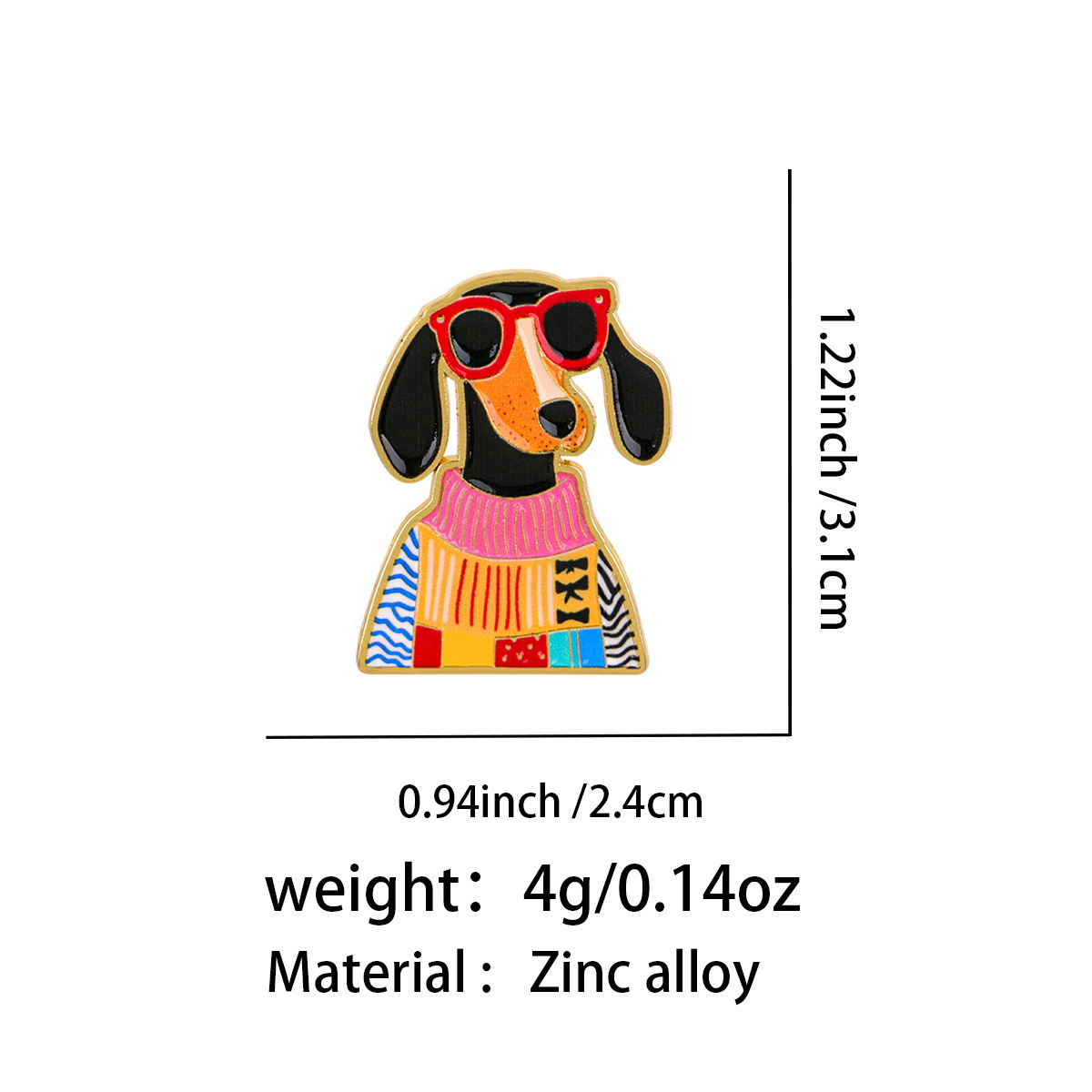 Enamel Pins Dachshund Dogs Cut - Pet Supplies Store 评论和价格