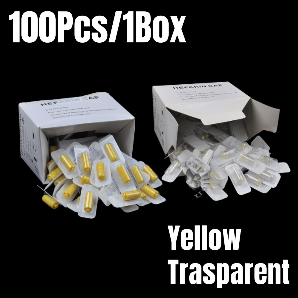 100Pcs/Box Heparin Cap IV Disp - Pet Supplies Store 评论和价格