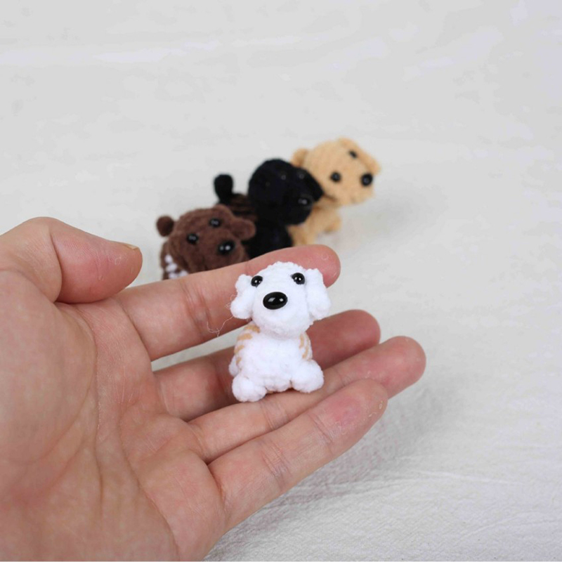 Mini Puppy Series Crochet Keyr - Pet Supplies Store 评论和价格