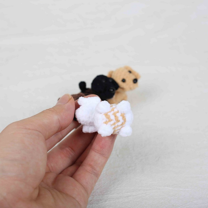 Mini Puppy Series Crochet Keyr - Pet Supplies Store 评论和价格
