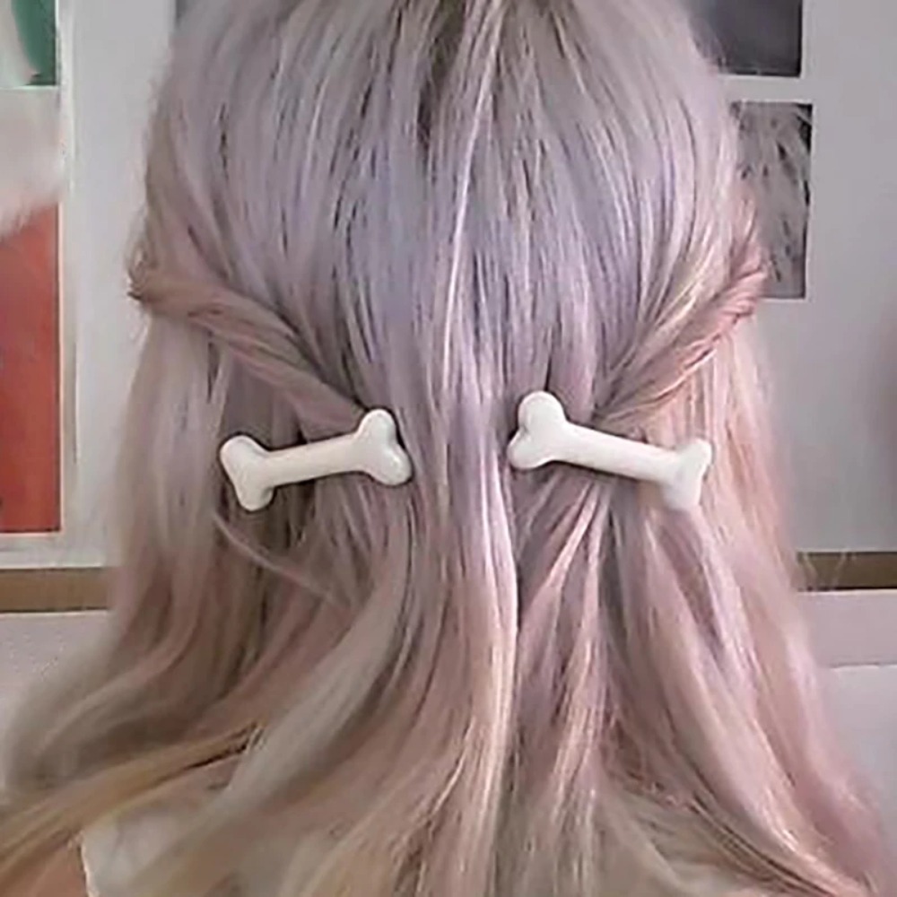 Y2K Cartoon Dog Bone Hair Clip - Pet Supplies Store 评论和价格
