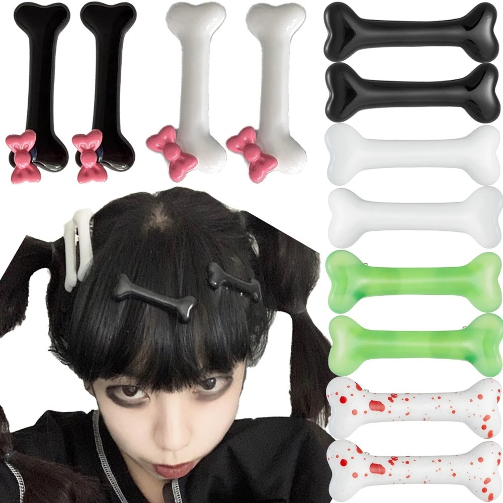 Y2K Cartoon Dog Bone Hair Clip - Pet Supplies Store 评论和价格