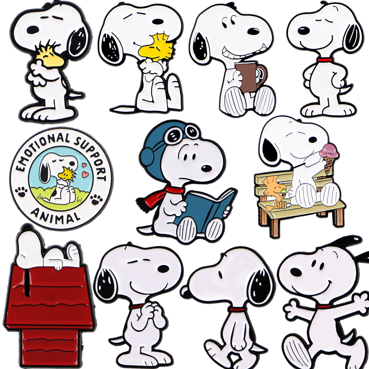Enamel Pins Cartoon Dogs Lapel - Pet Supplies Store 评论和价格