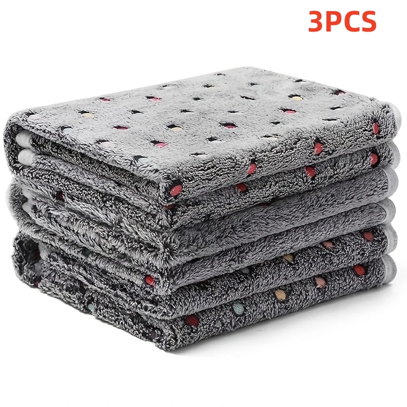 3PCS Soft Fluffy Pet Blanket C - Pet Supplies Store 评论和价格